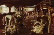 Tom roberts The Golden Fleece oil on canvas